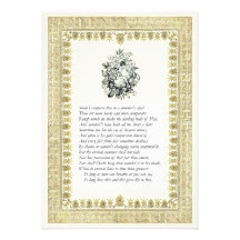 Shakespeare-Sonett # 18 Ankündigung