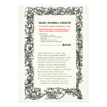 Shakespeare-Sonett # 18 Einladungskarten