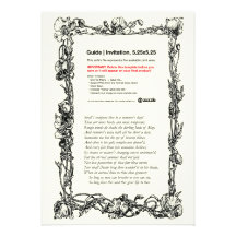 Shakespeare-Sonett # 18 Individuelle Ankündigung
