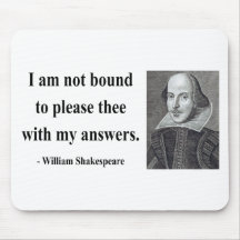 Shakespeare-Zitat 9b Mousepad