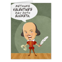 Shakespeares nicht in der Liebe-Gruß-Karte