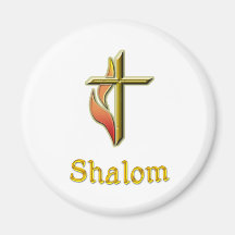 Shalom Geschenke Kühlschrankmagnet