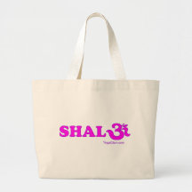 Shalom mit OM in Sanskrit Taschen