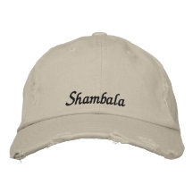 Shambala beunruhigte Hut Bestickte Mütze