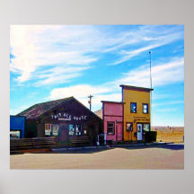 Shaniko, Oregon-Druck Plakat