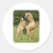 Shar Pei Runde Sticker