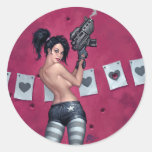 Sharpshooter Runder Sticker