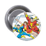 SHAZAM Familie Anstecknadelbuttons
