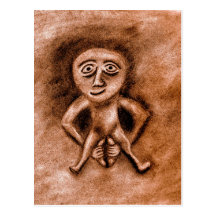 Sheela Na Gig Postkarte