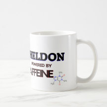 Sheldon trieb durch Koffein an Kaffeetassen