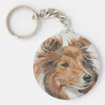 Sheltie Keychain Schlüsselband
