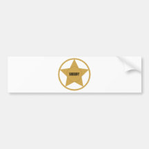 Sheriff Auto Aufkleber