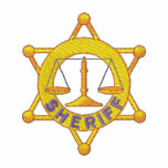 Sheriff Besticktes Kapuzenpulli