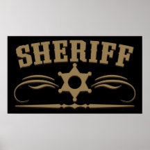 Sheriff-Western-Art Posterdruck