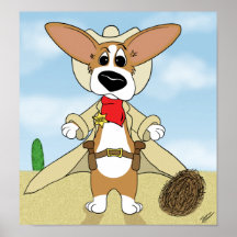Sheriffcorgi-Plakat
