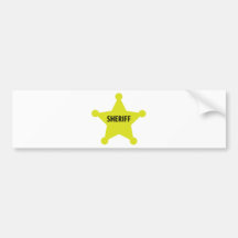 Sheriffstern Autosticker