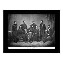 Sherman und seine General-Postkarte