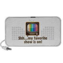 Shh My Favorite Show Is On Television iPhone Speaker