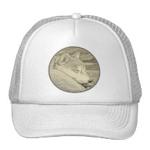 Shiba Inu bedeckt Hut-Geschenk-alte Wolf-Hundegesc