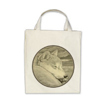 Shiba Inu Taschen-Taschen-Bio Hundekunst-Einkaufst