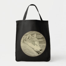 Shiba Inu Taschen-Taschen-Hundekunst-Geschenk-T-Sh