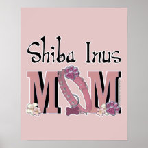 Shiba Inus MAMMA Plakate