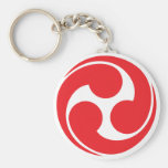 Shintoistisches Tomoe Keychain Schlüsselband