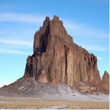Shiprock Berg, New Mexiko Fotoausschnitte