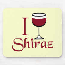 Shiraz-Wein-Liebhaber-Geschenke Mauspad
