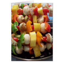Shish Kebob Grußkarte