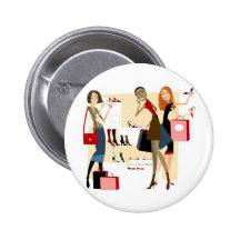 Shopaholic Button