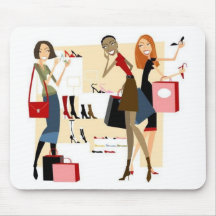 Shopaholic Mausunterlage Mousepad