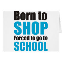 shopping grußkarte
