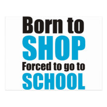 shopping postkarten