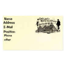 Shore Fast Line Trolleys Vintage 1910 Business Card Templates