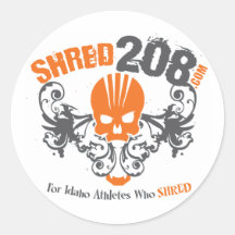 SHRED208.COM AUFKLEBER