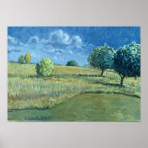 "Shrewsbury Druck Apfelbaum-1993" Plakate
