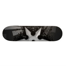 Shuriken mit Spritzer-Hintergrund Personalisiertes Deck