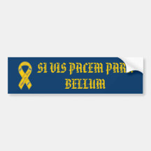 SI-KRAFT PACEM PARA BELLUM AUTO STICKER