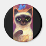 Siamesische Katzen-katzenartige Schmetterlings-Kun Magnete