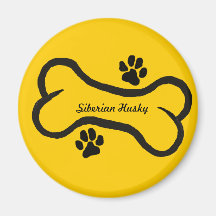 Sibirischer Husky Kühlschrankmagnete