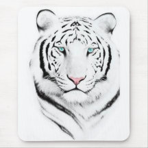 Sibirischer weißer Tiger Mauspad