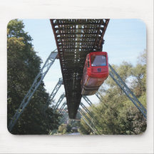 Sich hin- und herbewegender Zug Wuppertals/Wuppert Mousepad