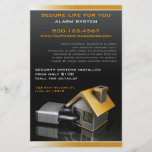 Sicherheits-Warnungssystem-Flyer