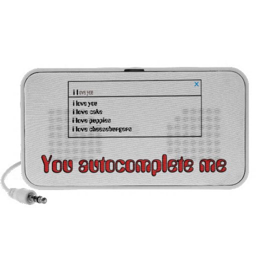 Sie Autocomplete ich Lautsprecher