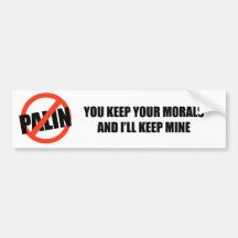 Sie behalten Ihre Moral und ich behalte meine Auto Sticker