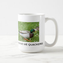Sie fahren mich Quackers Becher Tasse