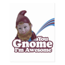 Sie Gnome bin ich fantastisch Postkarten