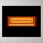 Sie haben - had-your-15-minutes-of-fame-you-can-go plakat