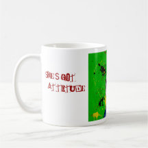 Sie hat Haltung Kaffee Haferl